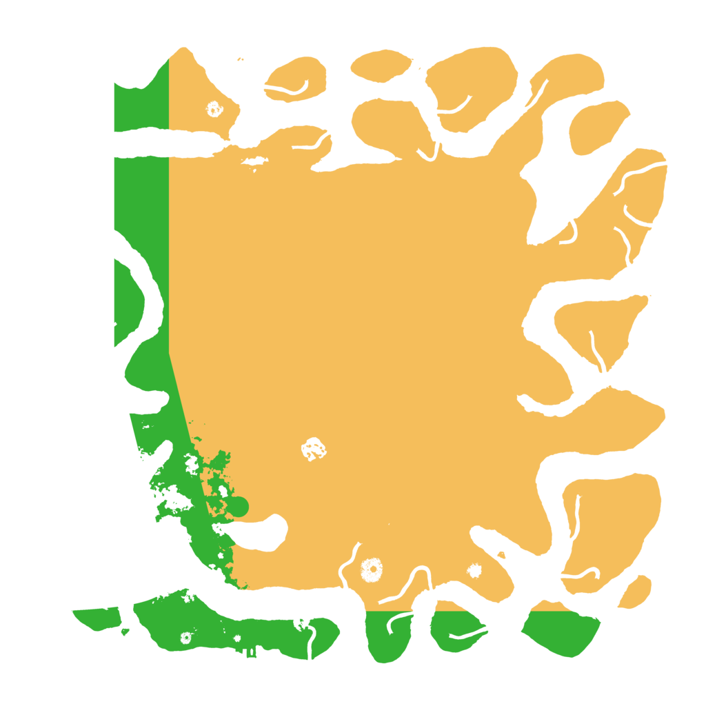 Biome Rust Map: Procedural Map, Size: 4500, Seed: 599999