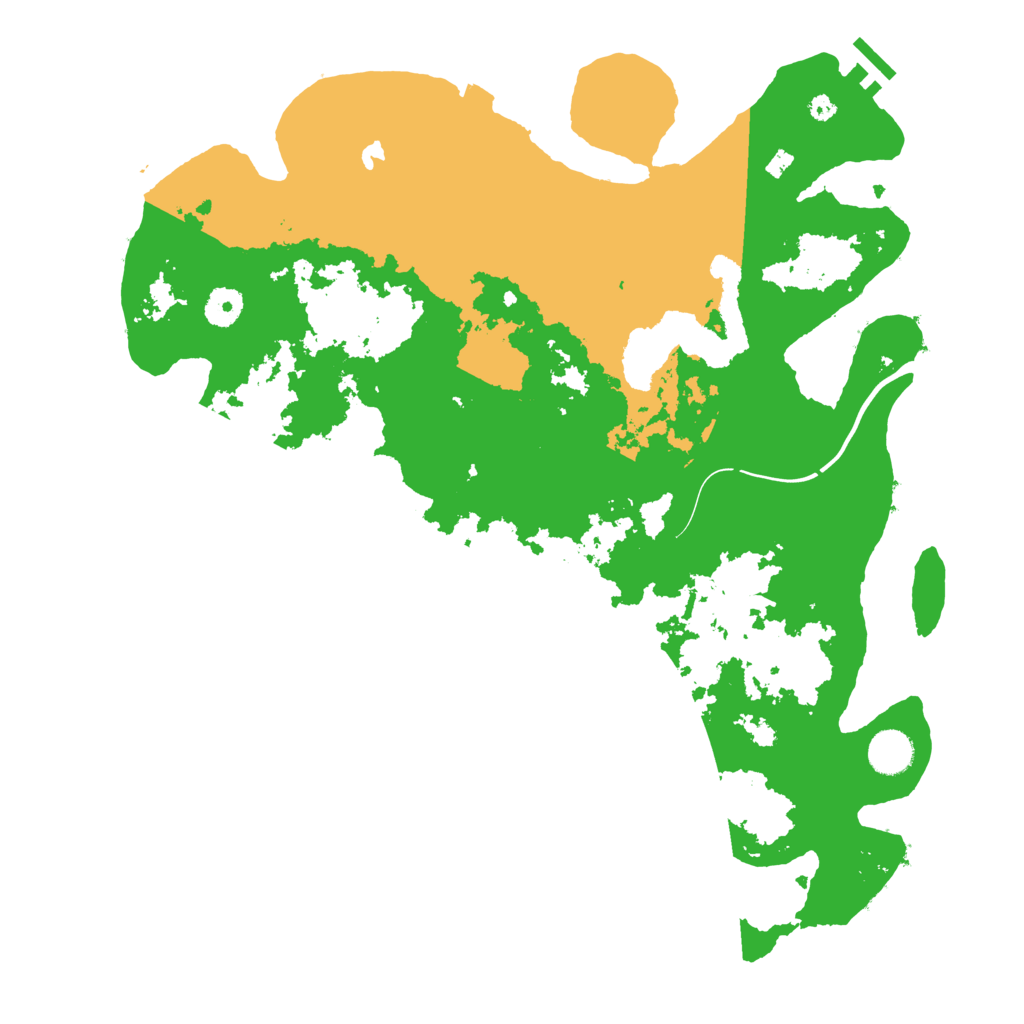 Biome Rust Map: Procedural Map, Size: 4000, Seed: 321477