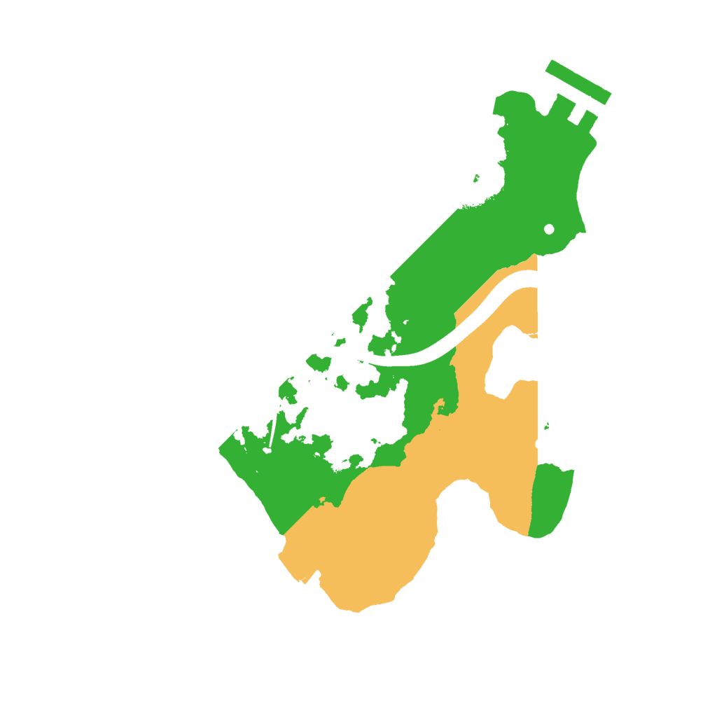 Biome Rust Map: Procedural Map, Size: 2100, Seed: 1907054666