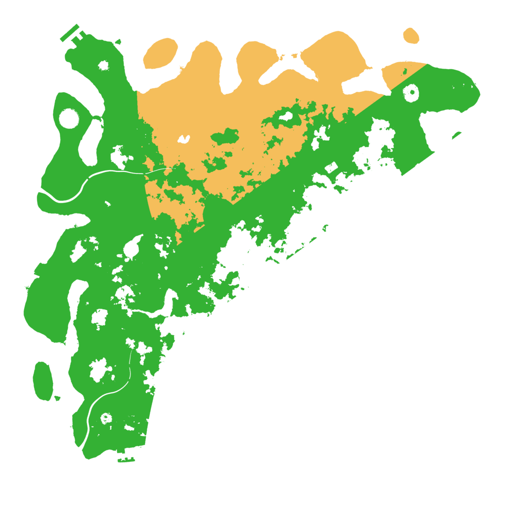 Biome Rust Map: Procedural Map, Size: 4500, Seed: 44204420