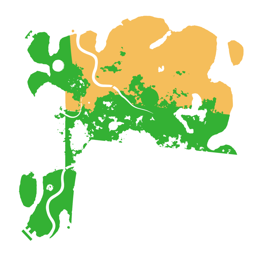 Biome Rust Map: Procedural Map, Size: 4000, Seed: 8475623