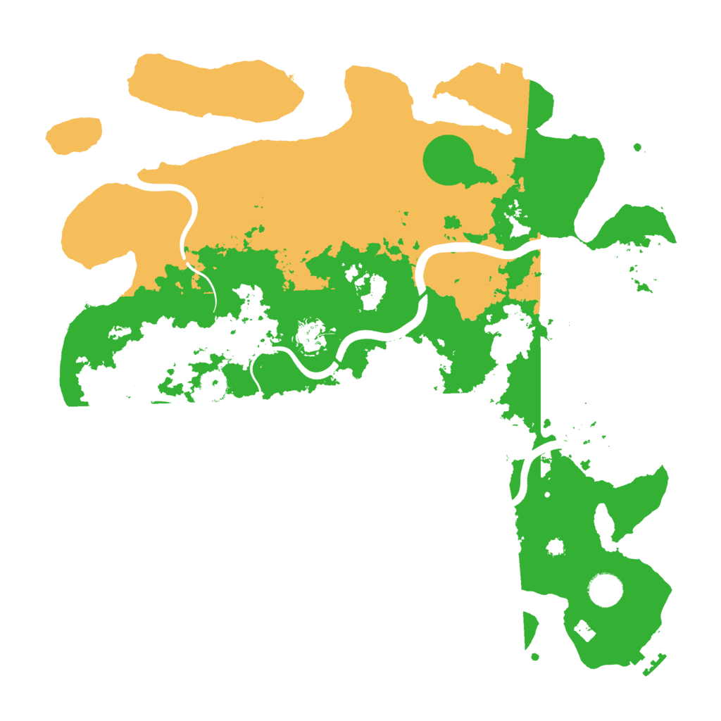 Biome Rust Map: Procedural Map, Size: 3750, Seed: 697670