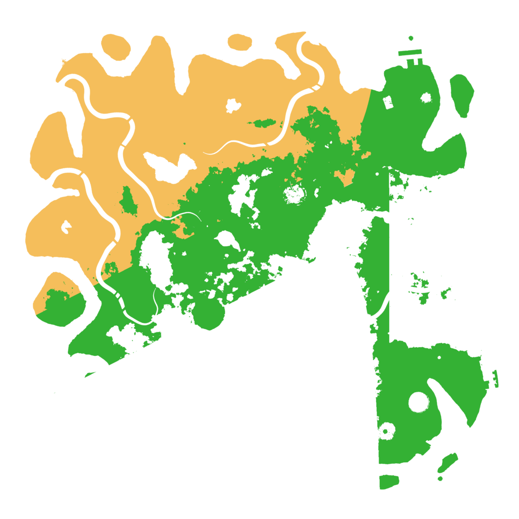 Biome Rust Map: Procedural Map, Size: 4500, Seed: 308