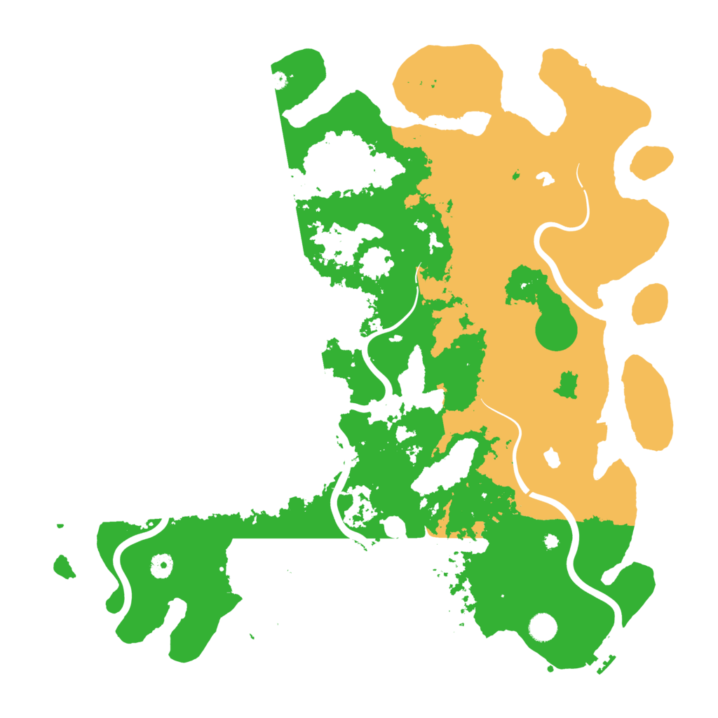 Biome Rust Map: Procedural Map, Size: 4500, Seed: 64447