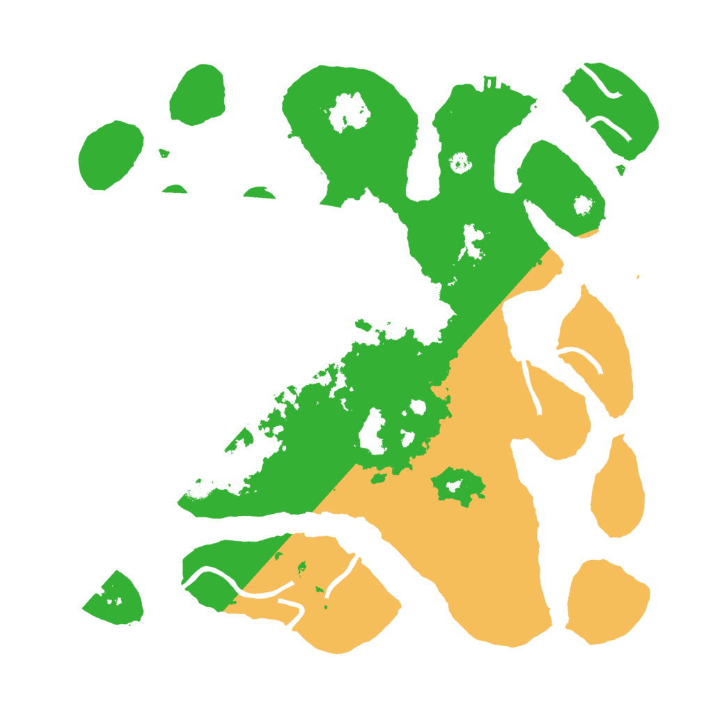 Biome Rust Map: Procedural Map, Size: 3500, Seed: 20755