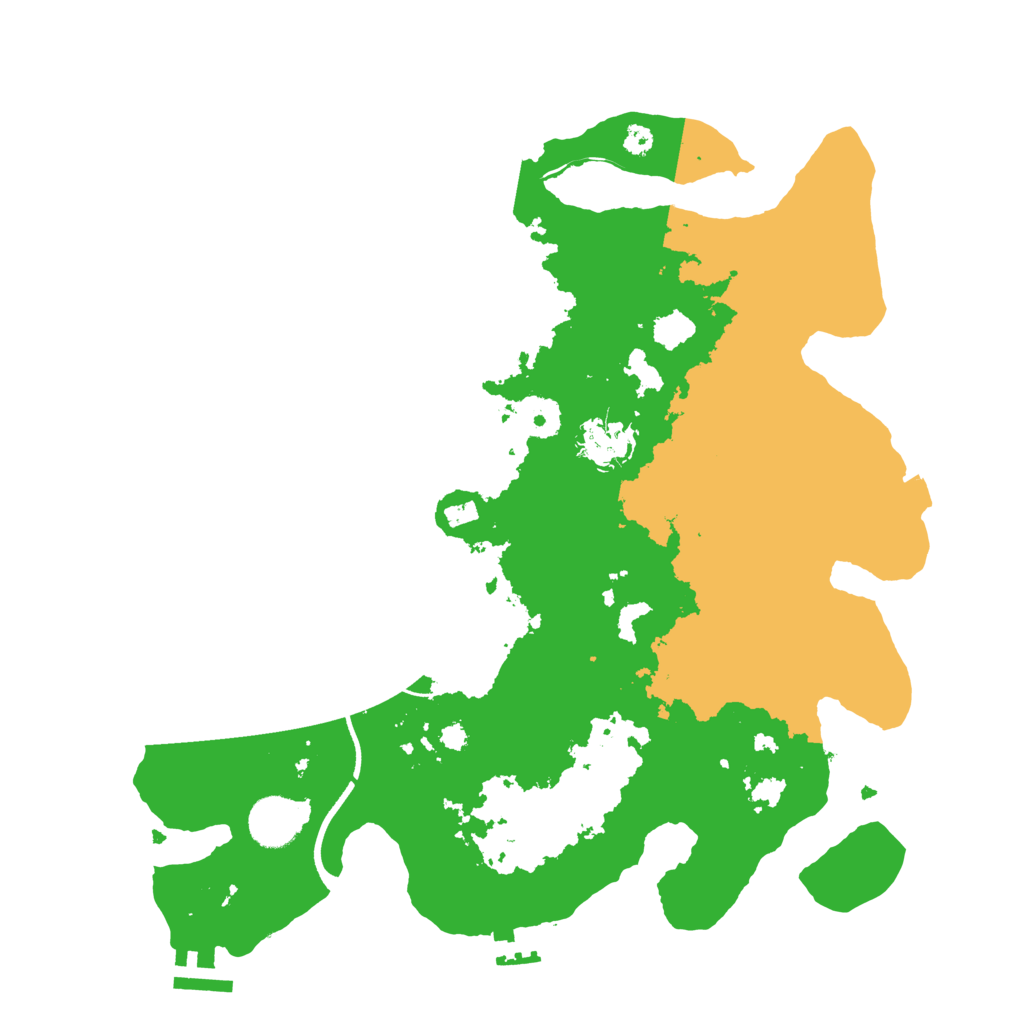 Biome Rust Map: Procedural Map, Size: 3500, Seed: 160679