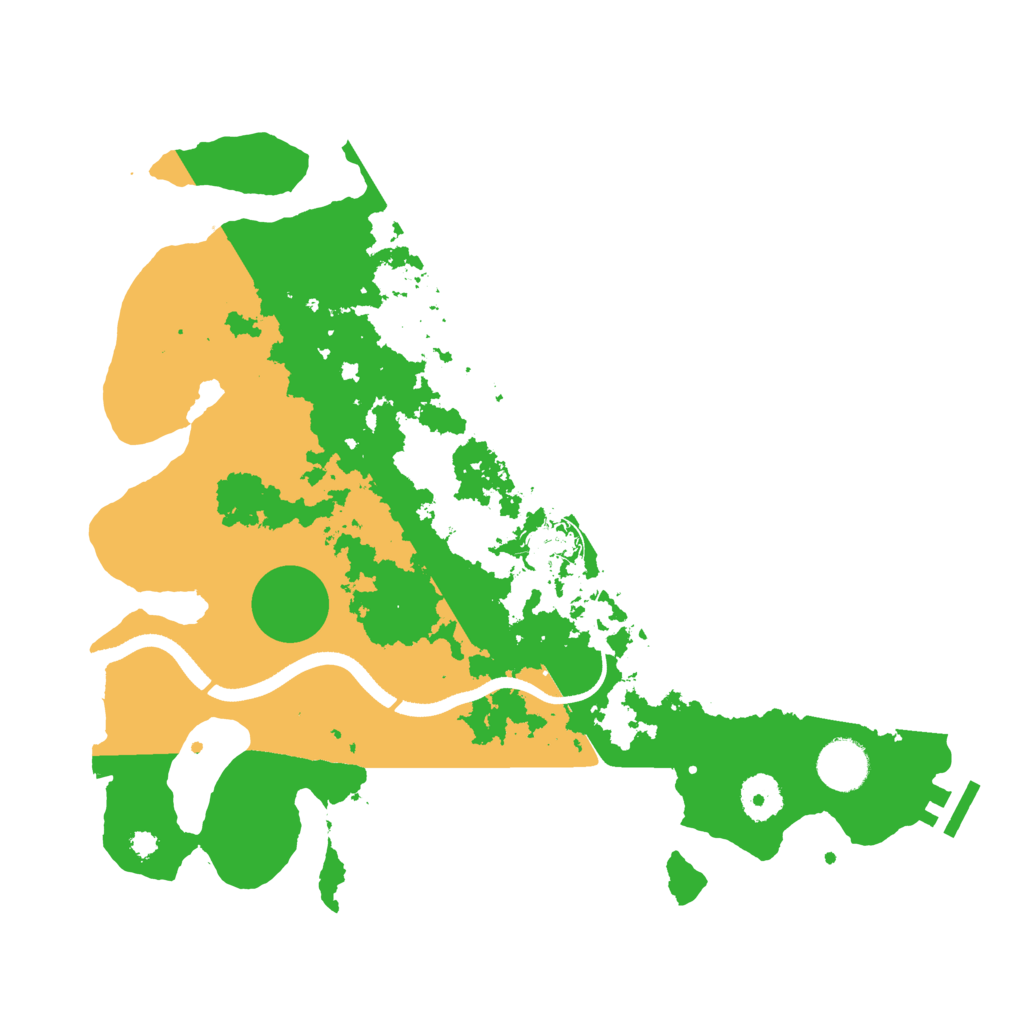 Biome Rust Map: Procedural Map, Size: 3500, Seed: 855903