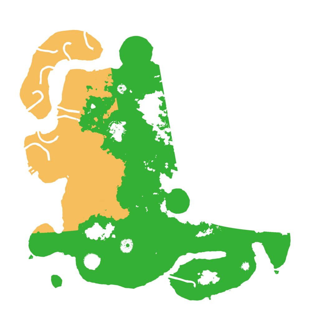 Biome Rust Map: Procedural Map, Size: 3550, Seed: 8128