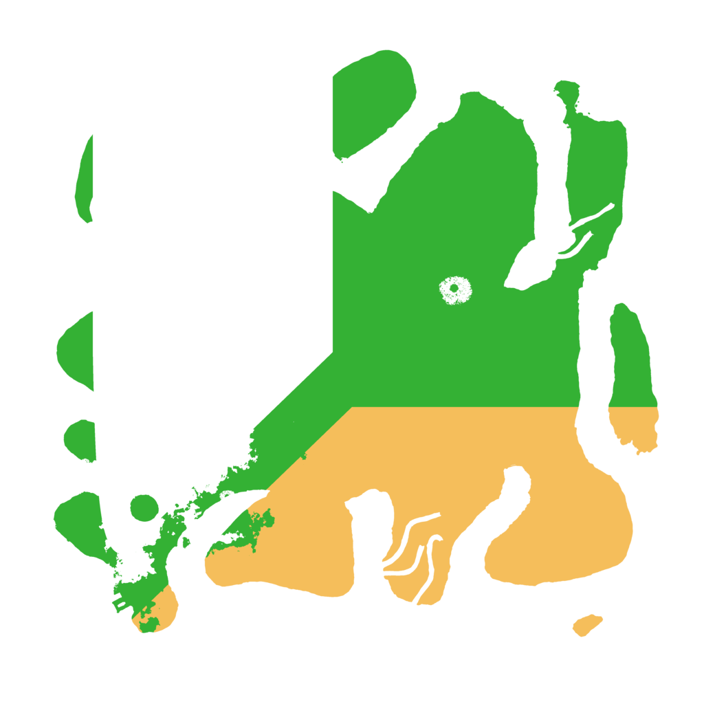 Biome Rust Map: Procedural Map, Size: 3500, Seed: 100323