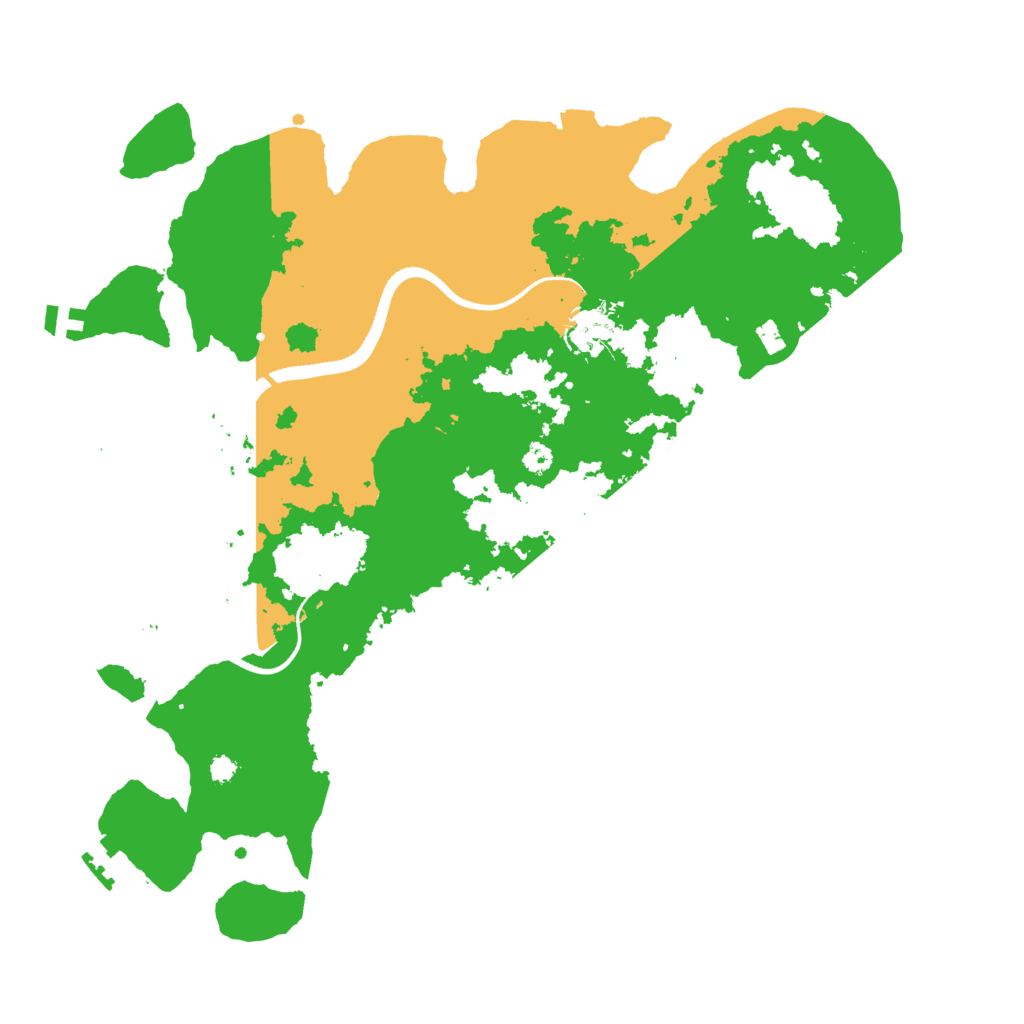 Biome Rust Map: Procedural Map, Size: 3500, Seed: 4376