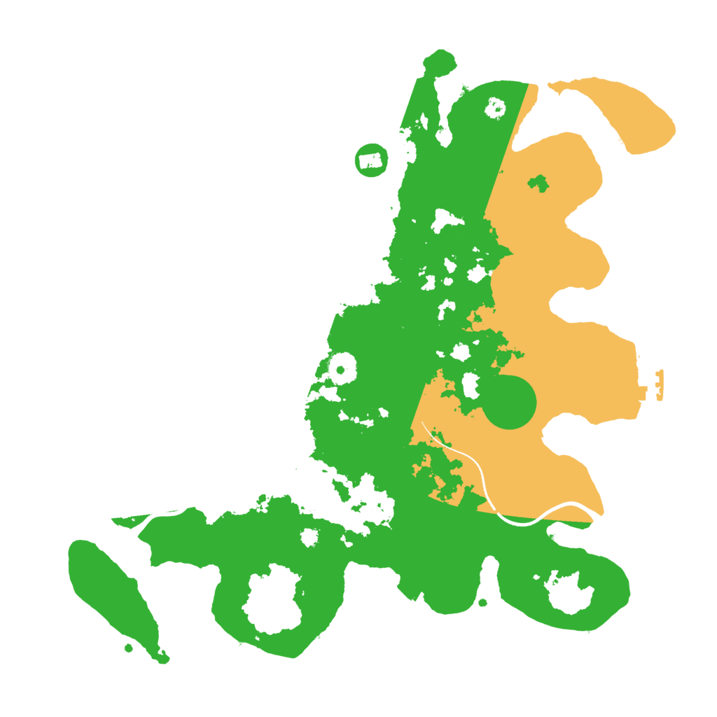 Biome Rust Map: Procedural Map, Size: 3500, Seed: 774330