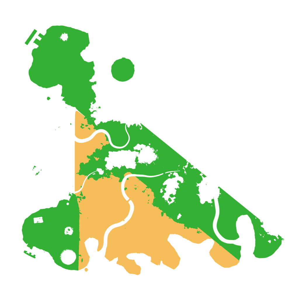 Biome Rust Map: Procedural Map, Size: 3500, Seed: 8101981