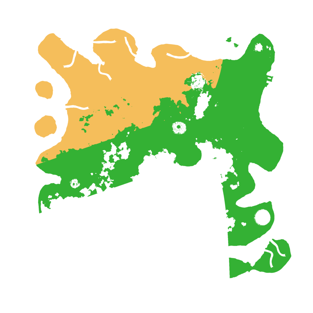 Biome Rust Map: Procedural Map, Size: 3500, Seed: 856600