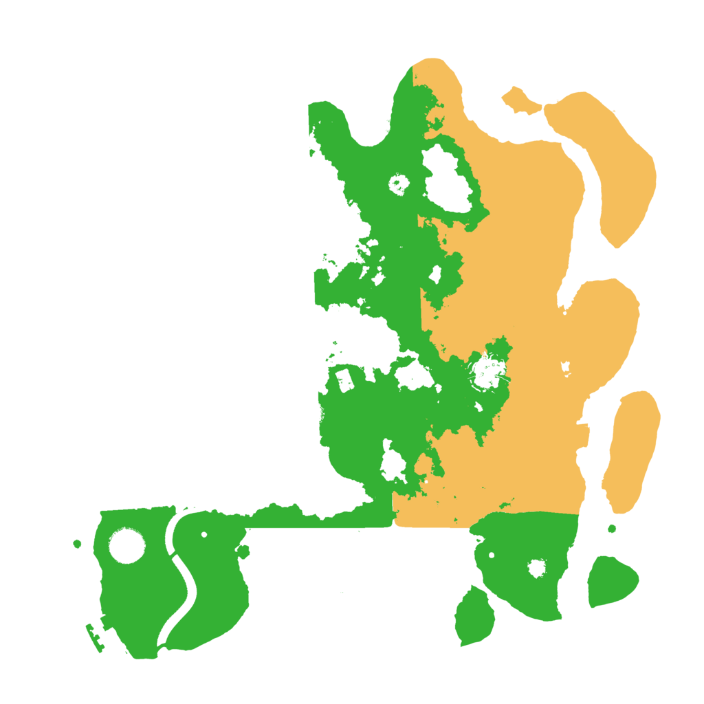 Biome Rust Map: Procedural Map, Size: 3500, Seed: 819419