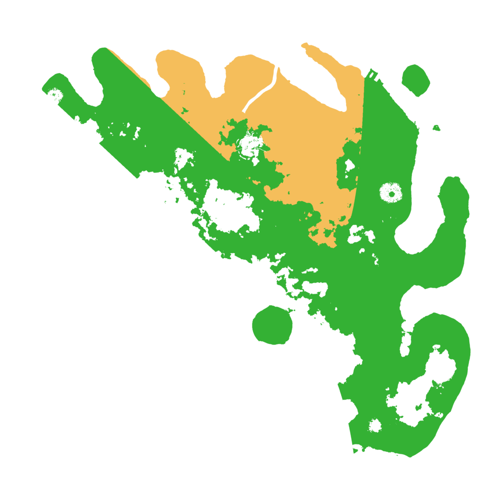 Biome Rust Map: Procedural Map, Size: 3500, Seed: 186246