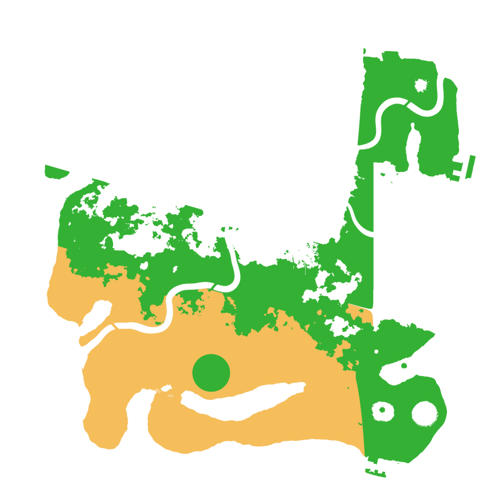 Biome Rust Map: Procedural Map, Size: 3500, Seed: 1219837453