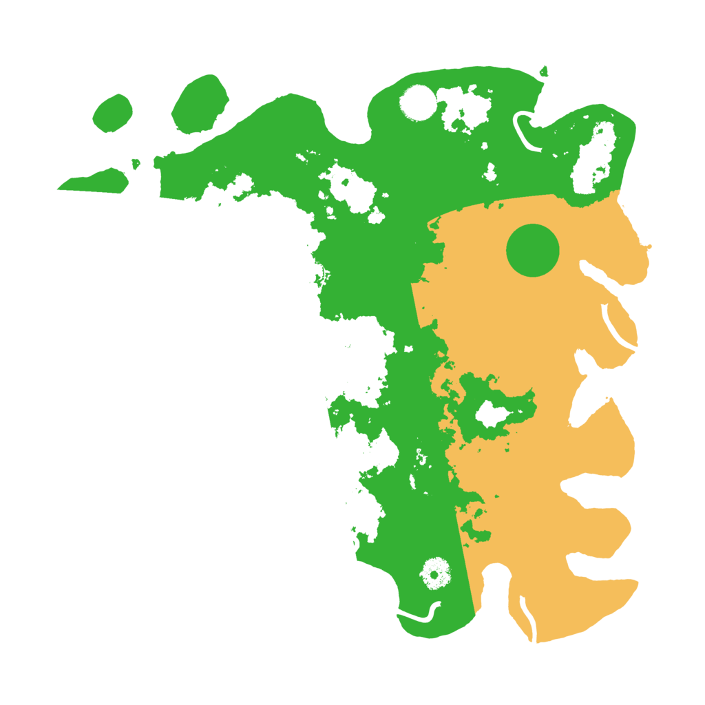 Biome Rust Map: Procedural Map, Size: 3500, Seed: 386124