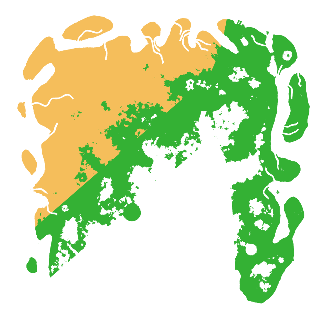 Biome Rust Map: Procedural Map, Size: 5000, Seed: 8214563