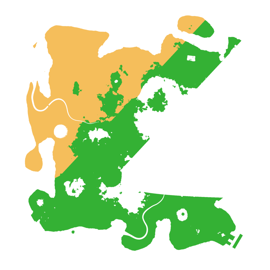 Biome Rust Map: Procedural Map, Size: 3500, Seed: 854026