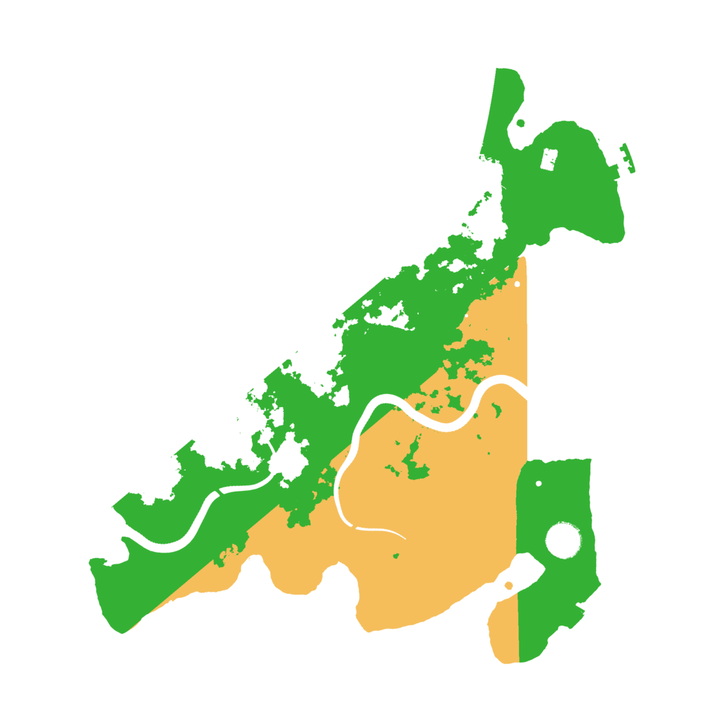 Biome Rust Map: Procedural Map, Size: 3500, Seed: 507707