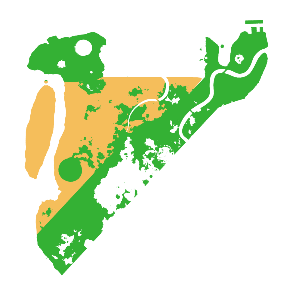 Biome Rust Map: Procedural Map, Size: 3500, Seed: 237598