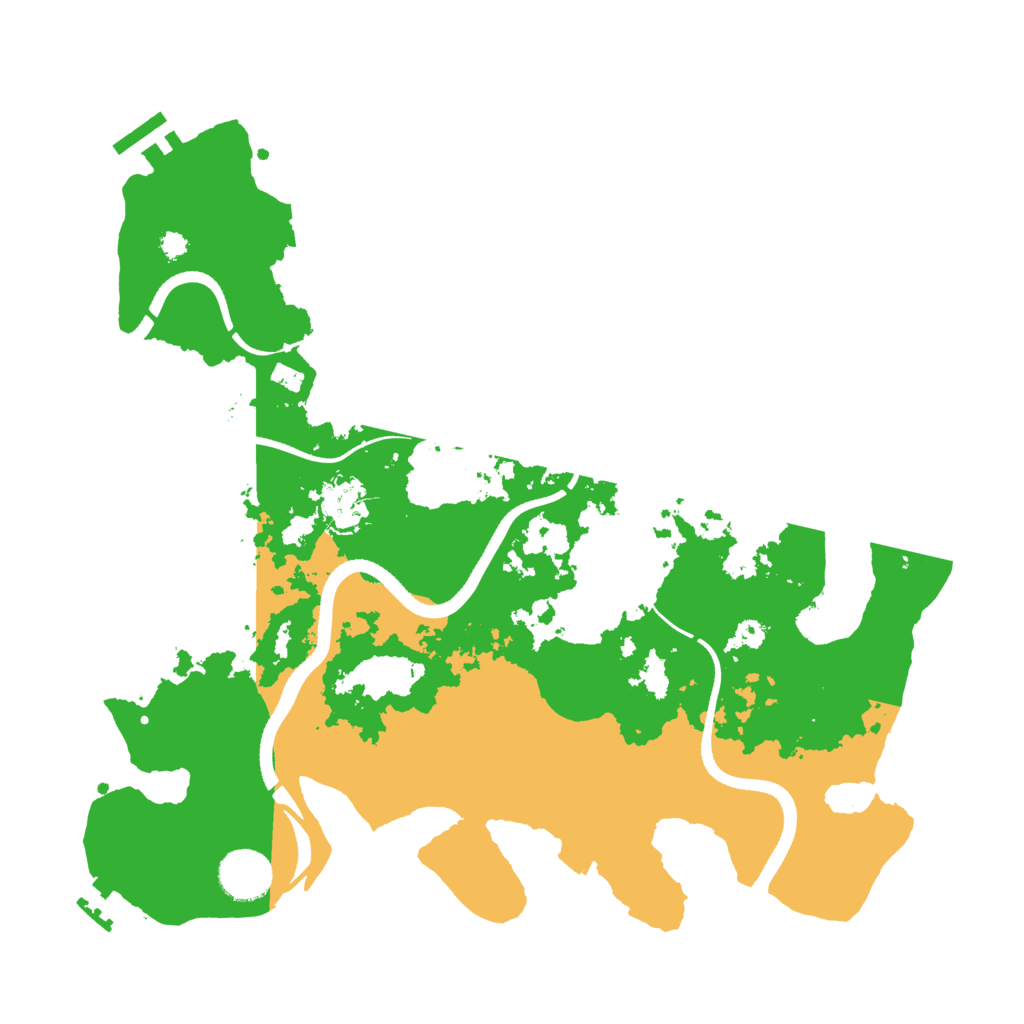 Biome Rust Map: Procedural Map, Size: 3500, Seed: 706892