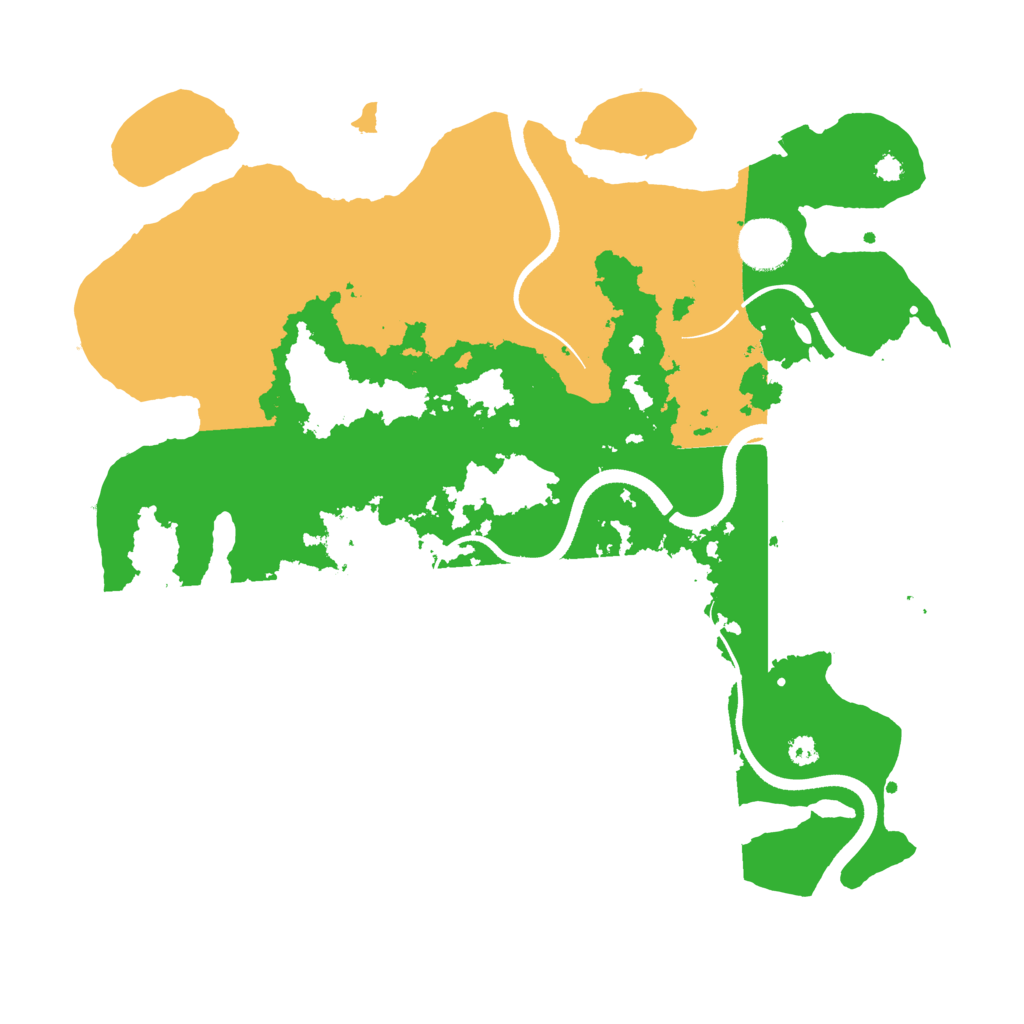 Biome Rust Map: Procedural Map, Size: 3500, Seed: 900395