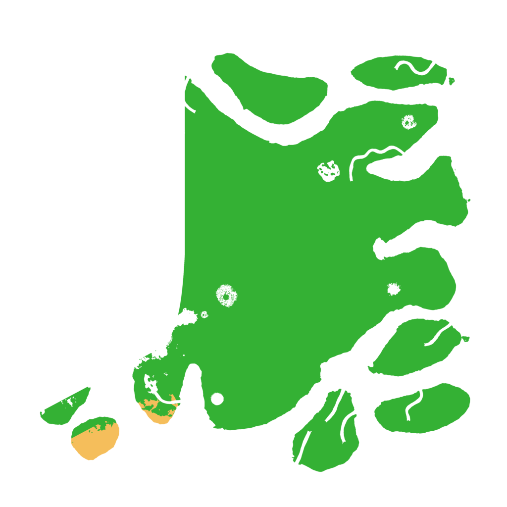 Biome Rust Map: Procedural Map, Size: 3600, Seed: 476710286