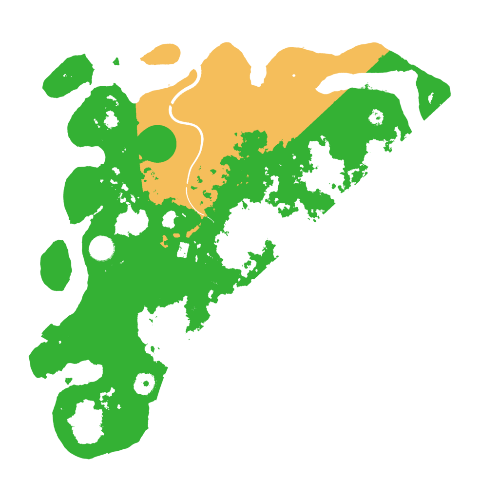 Biome Rust Map: Procedural Map, Size: 3500, Seed: 226564