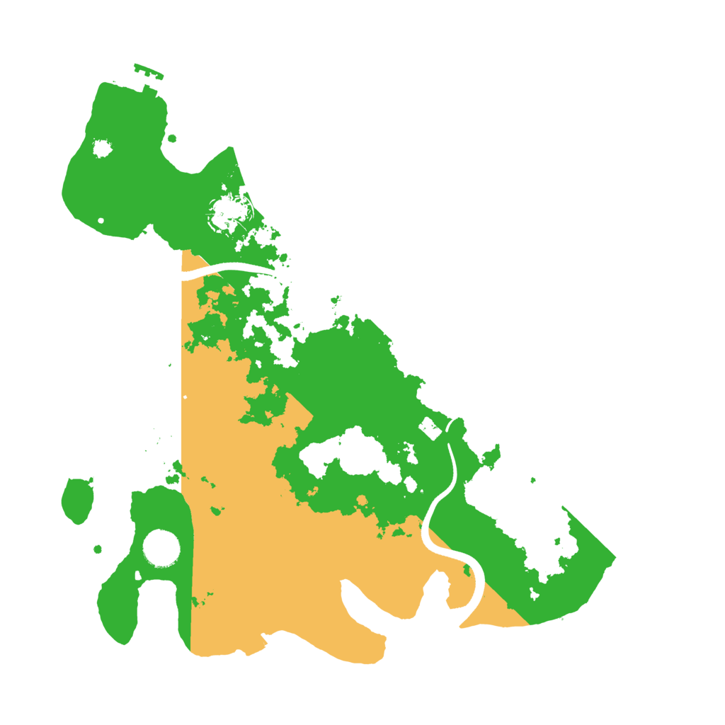 Biome Rust Map: Procedural Map, Size: 3500, Seed: 488232