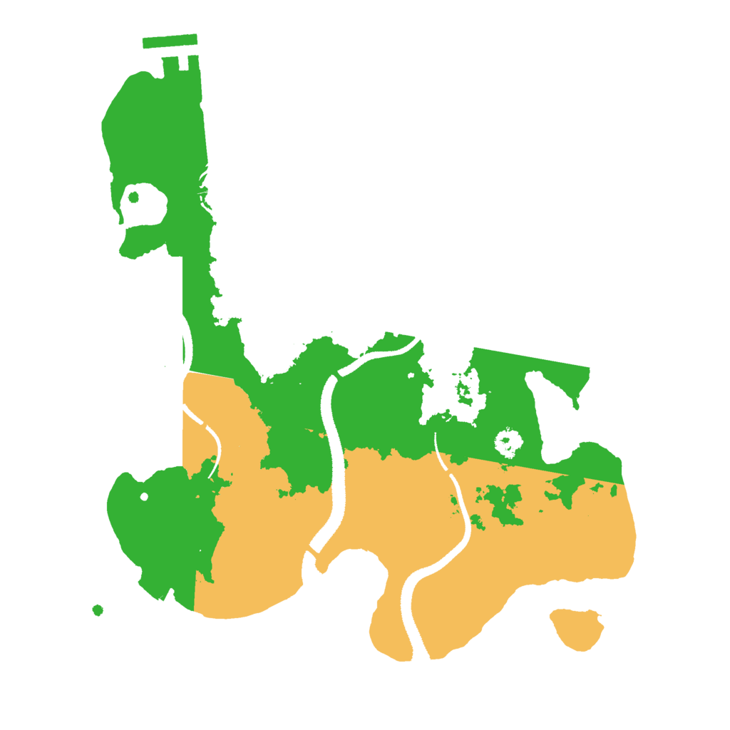 Biome Rust Map: Procedural Map, Size: 2700, Seed: 2008740