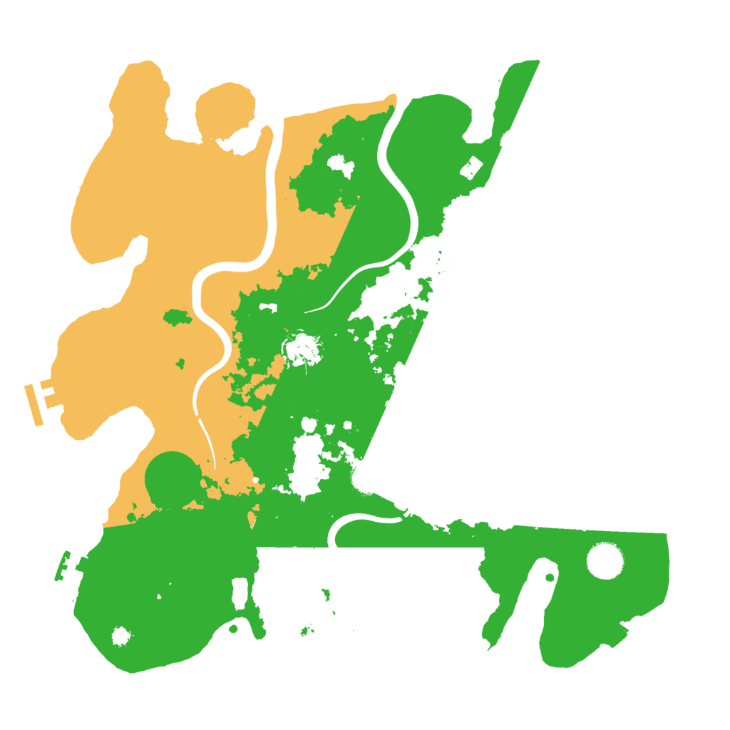 Biome Rust Map: Procedural Map, Size: 3500, Seed: 752713