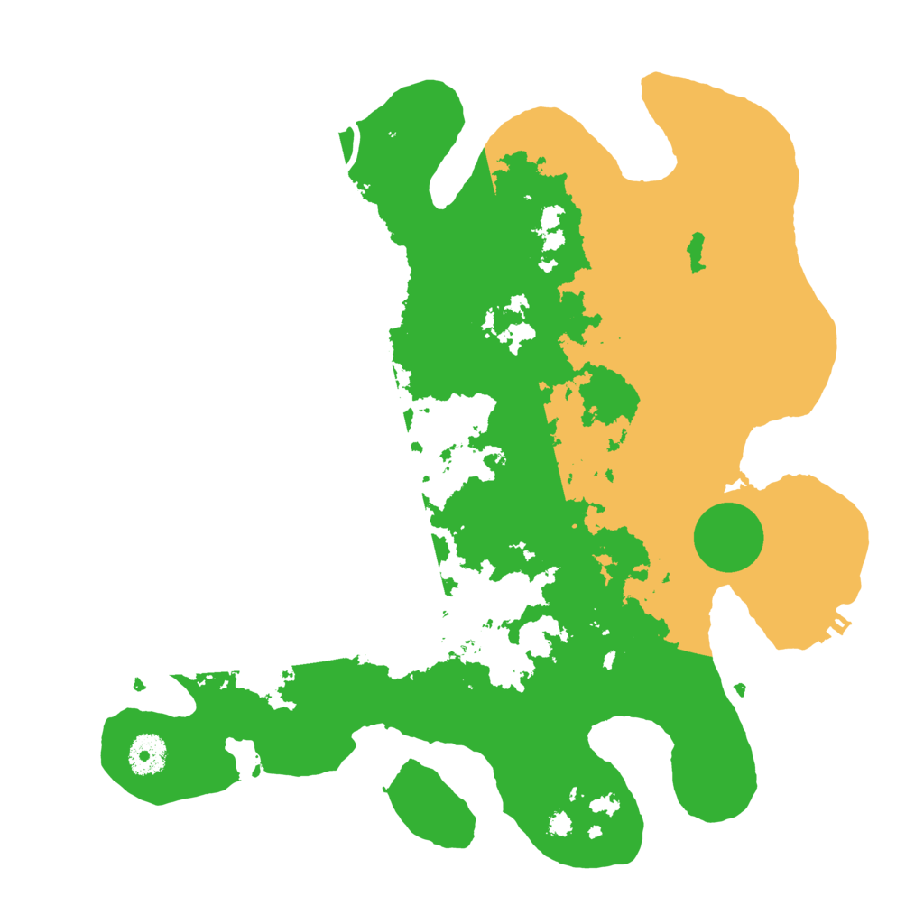 Biome Rust Map: Procedural Map, Size: 3500, Seed: 843172