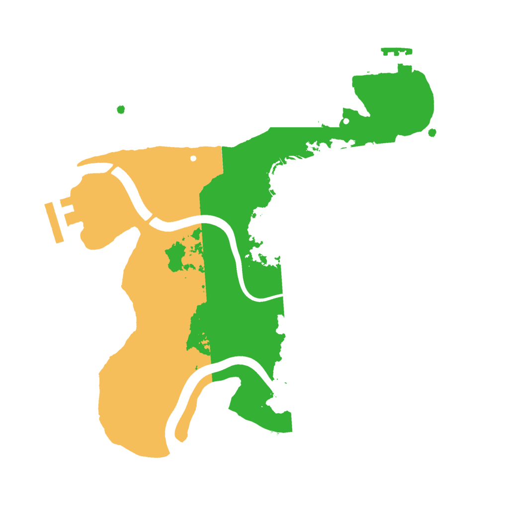 Biome Rust Map: Procedural Map, Size: 2500, Seed: 13371234