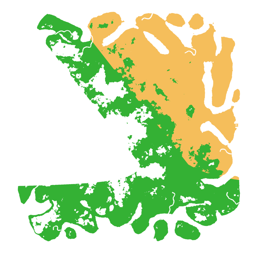 Biome Rust Map: Procedural Map, Size: 5000, Seed: 2342311