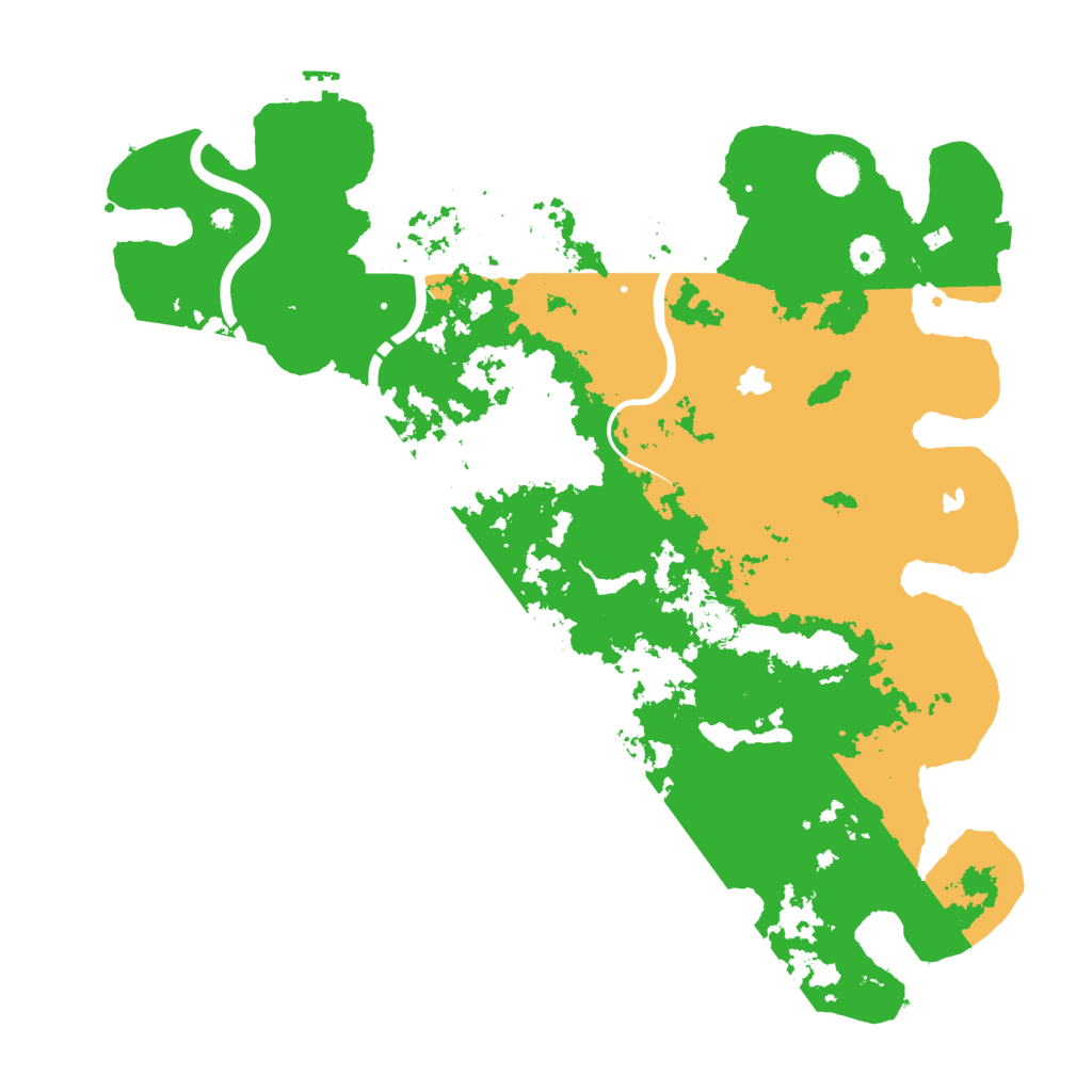 Biome Rust Map: Procedural Map, Size: 4500, Seed: 1147965