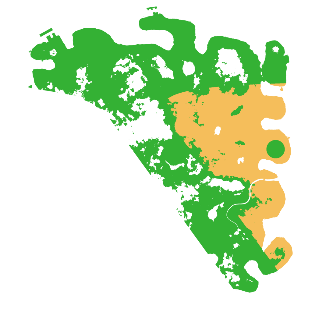 Biome Rust Map: Procedural Map, Size: 4500, Seed: 1147965