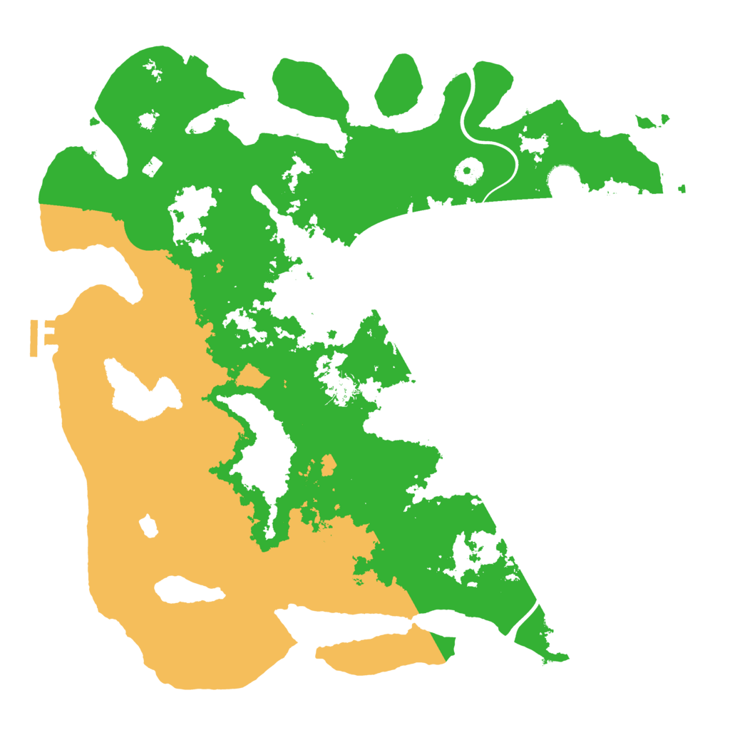 Biome Rust Map: Procedural Map, Size: 4000, Seed: 546378643