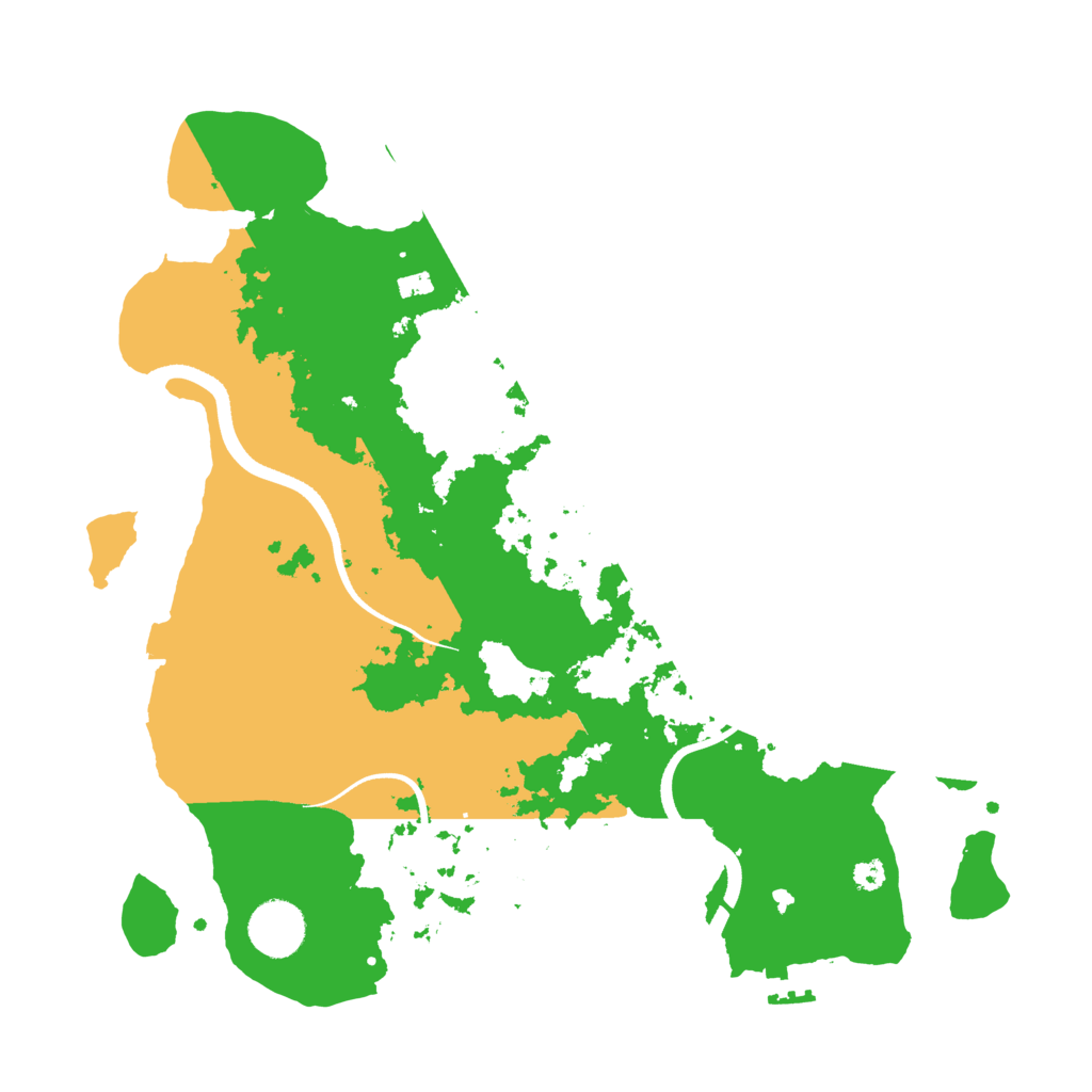Biome Rust Map: Procedural Map, Size: 3500, Seed: 788162