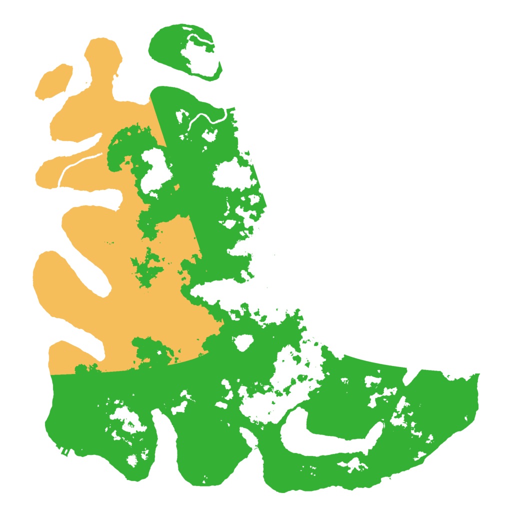 Biome Rust Map: Procedural Map, Size: 4500, Seed: 33190