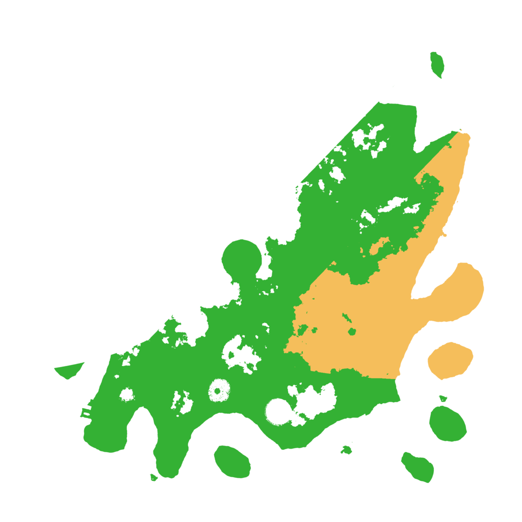 Biome Rust Map: Procedural Map, Size: 3500, Seed: 515873