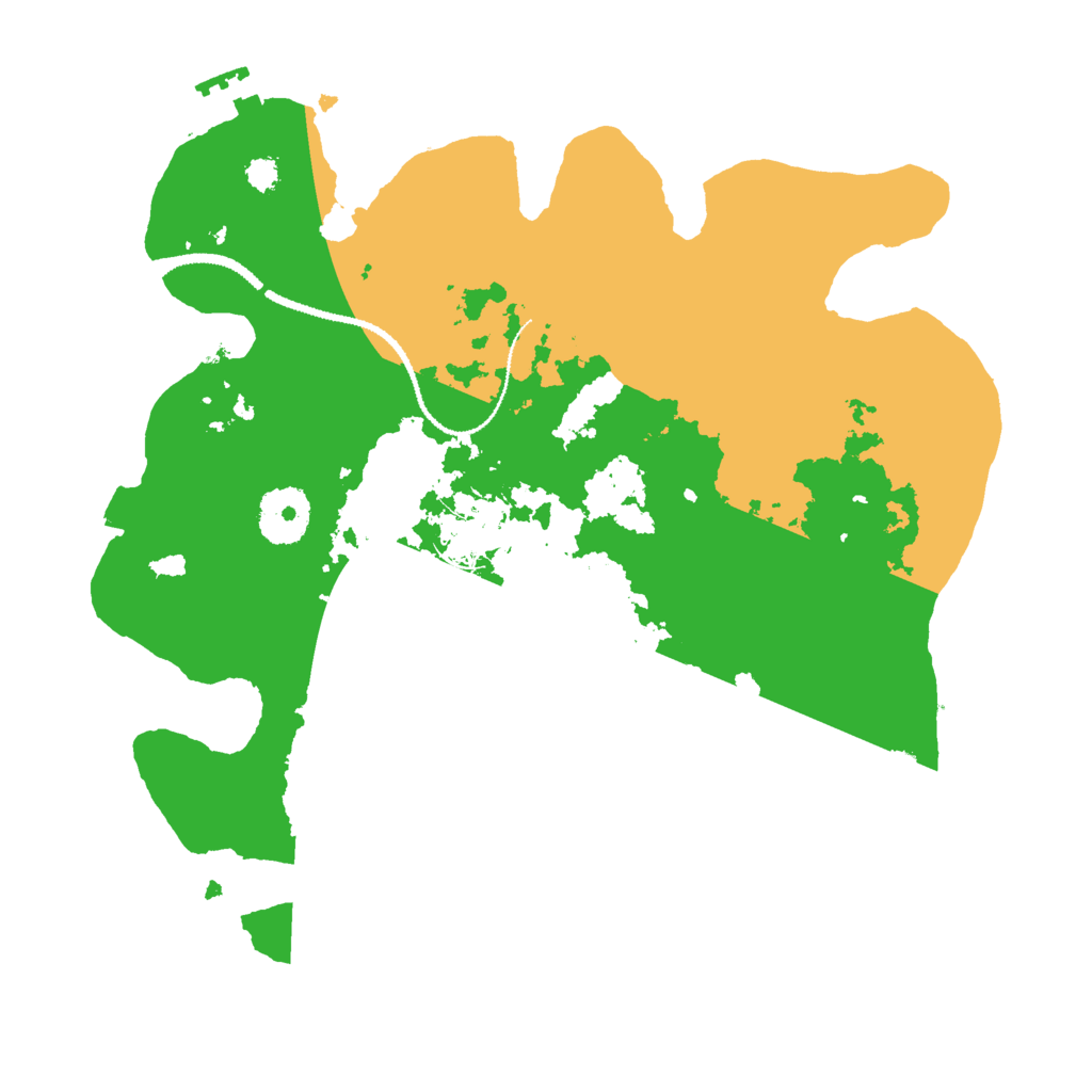 Biome Rust Map: Procedural Map, Size: 3000, Seed: 1939939190