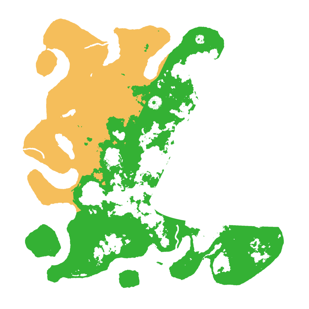 Biome Rust Map: Procedural Map, Size: 3500, Seed: 696698