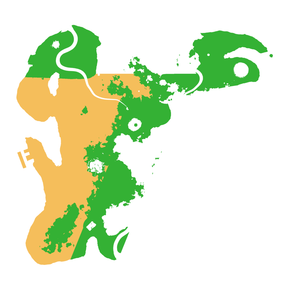 Biome Rust Map: Procedural Map, Size: 3500, Seed: 144485060