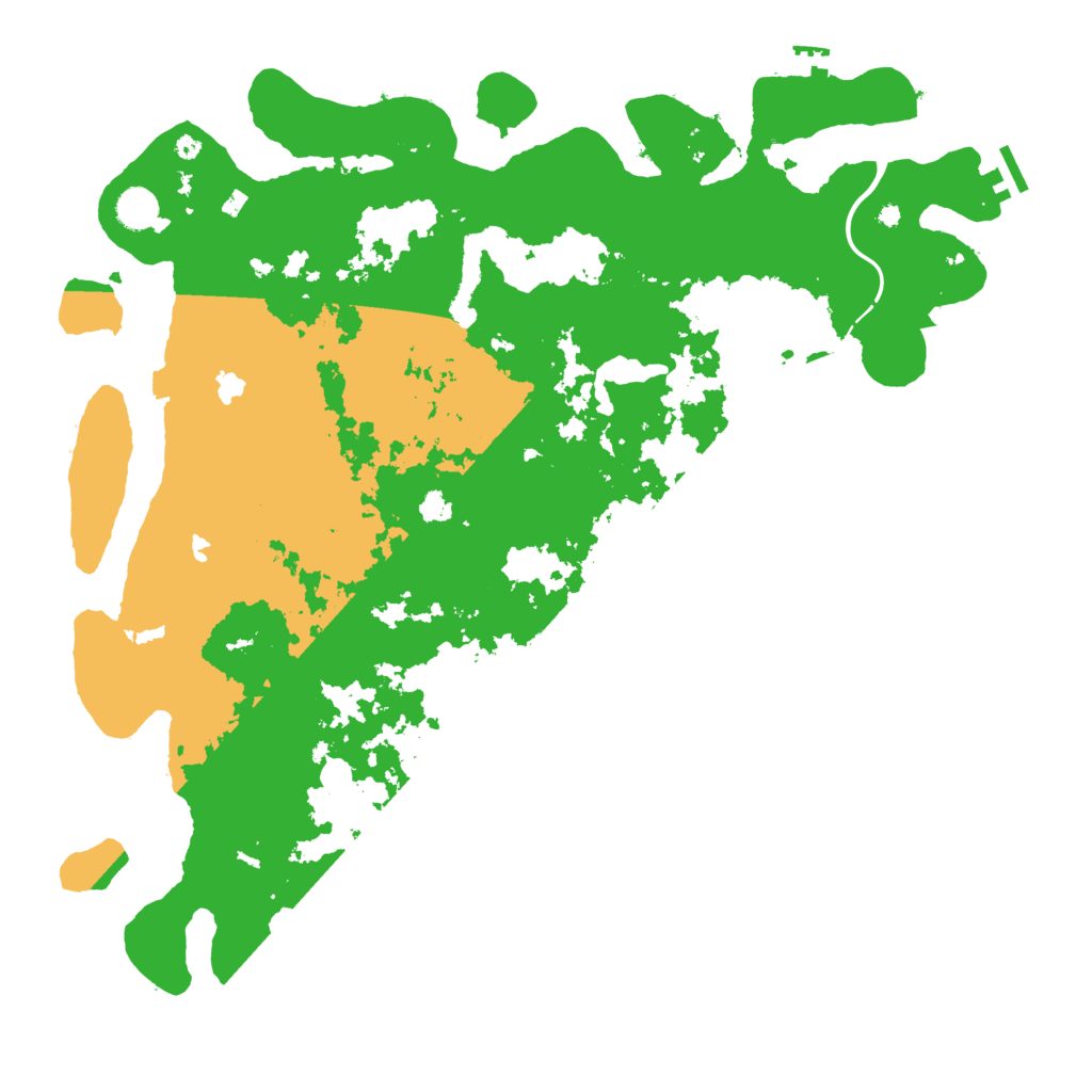 Biome Rust Map: Procedural Map, Size: 4500, Seed: 87456