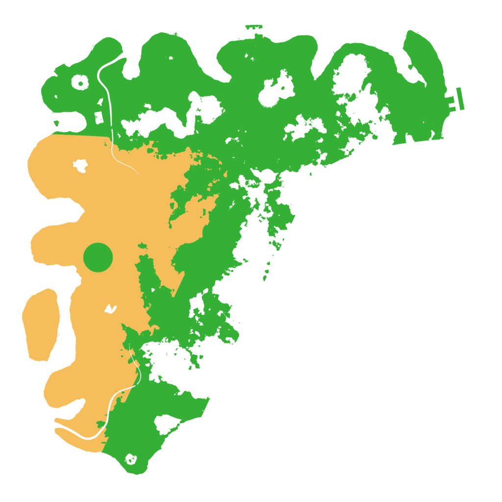 Biome Rust Map: Procedural Map, Size: 4500, Seed: 7200