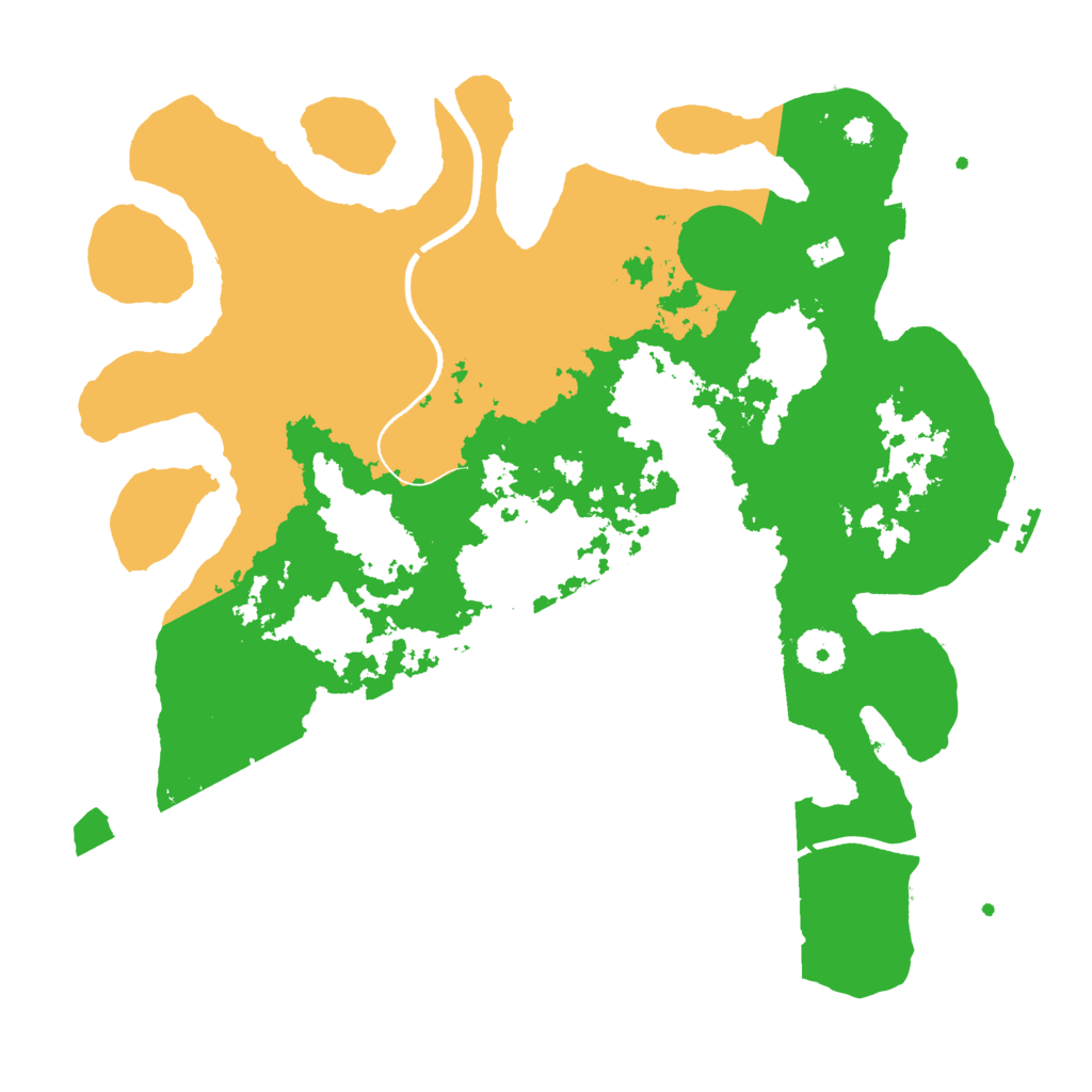 Biome Rust Map: Procedural Map, Size: 3500, Seed: 248352