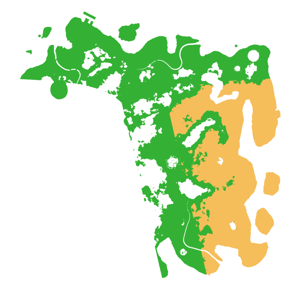 Biome Rust Map: Procedural Map, Size: 4500, Seed: 712256290