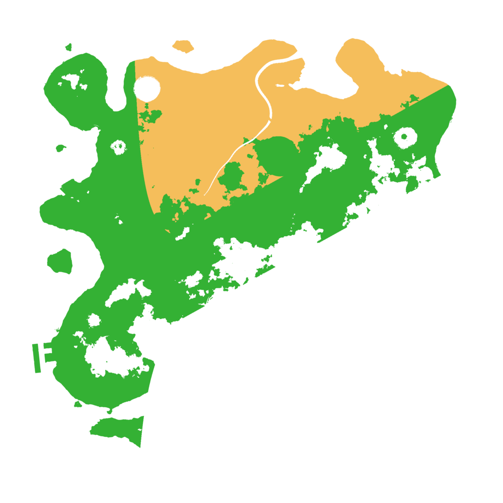 Biome Rust Map: Procedural Map, Size: 3500, Seed: 6778