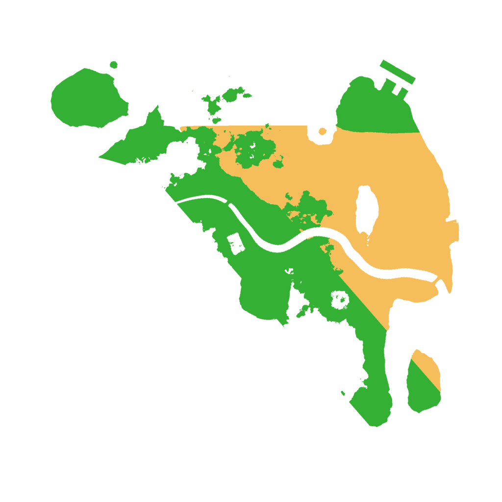 Biome Rust Map: Procedural Map, Size: 2700, Seed: 458844